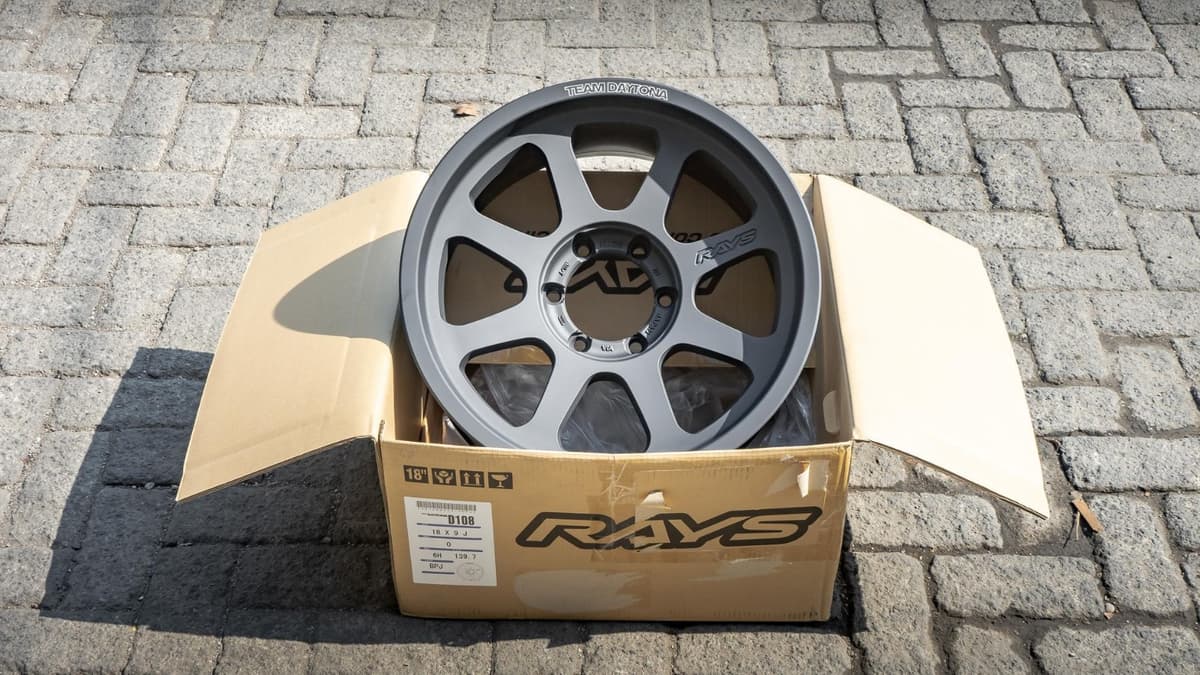 Daytona D108 R18x9 ET 0 PCD 6x139.7 - Matte Black (Original Japan) — image 1