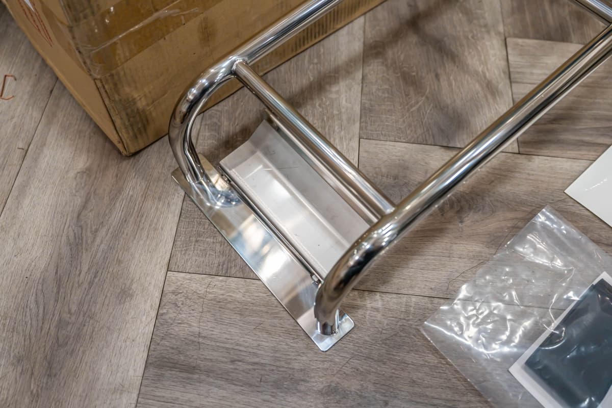 4x4 Engineering Chrome Rear Ladder for Suzuki Jimny JB74 view 3