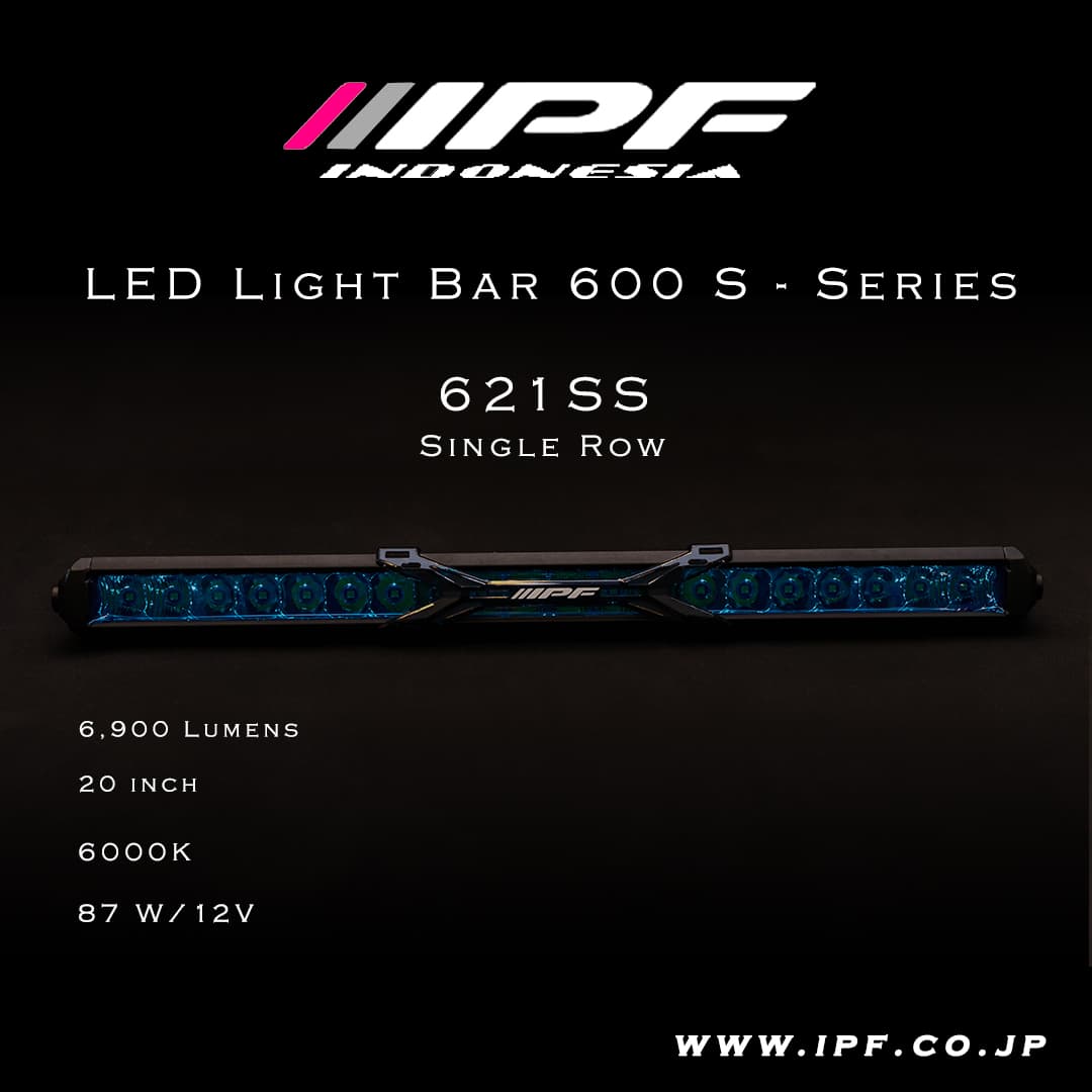 IPF 600S Series Single Row LED Light Bar view 2
