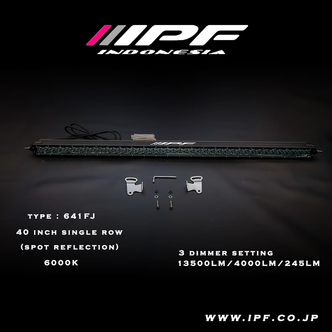 IPF 600 Series Fuujin Single Row LED Light Bar view 1