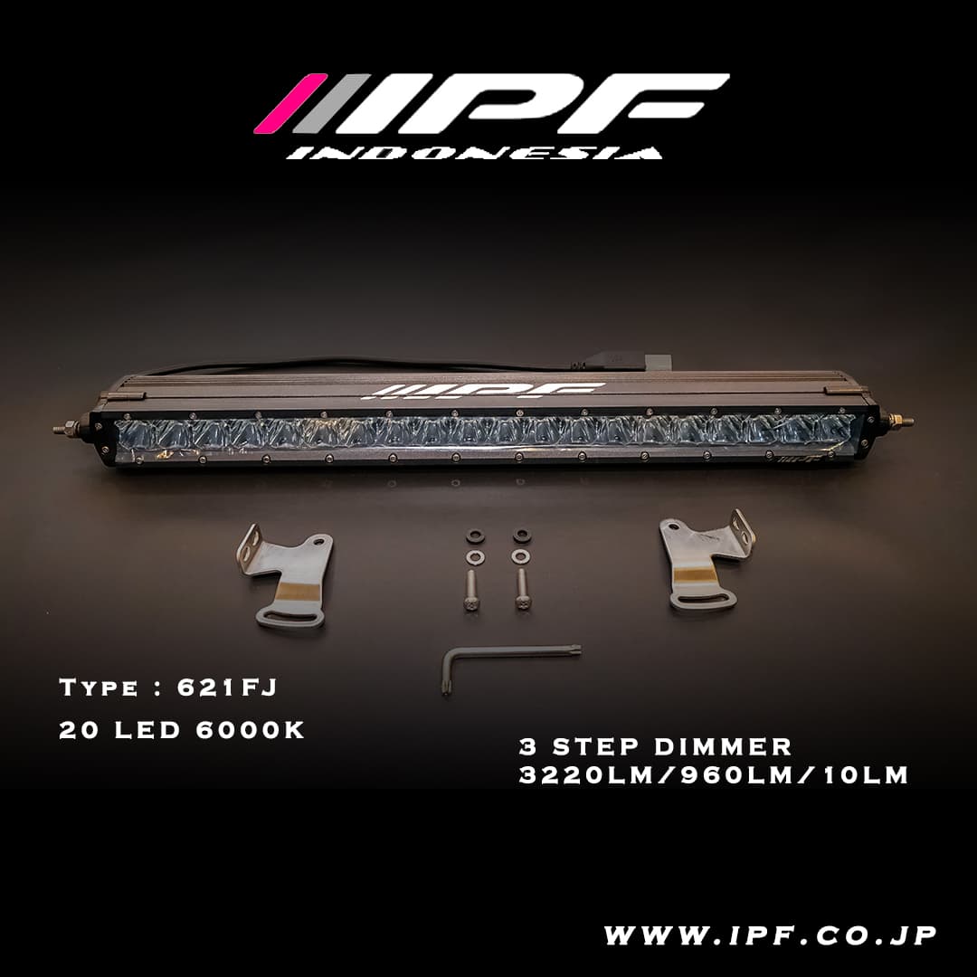 IPF 600 Series Fuujin Single Row LED Light Bar view 2