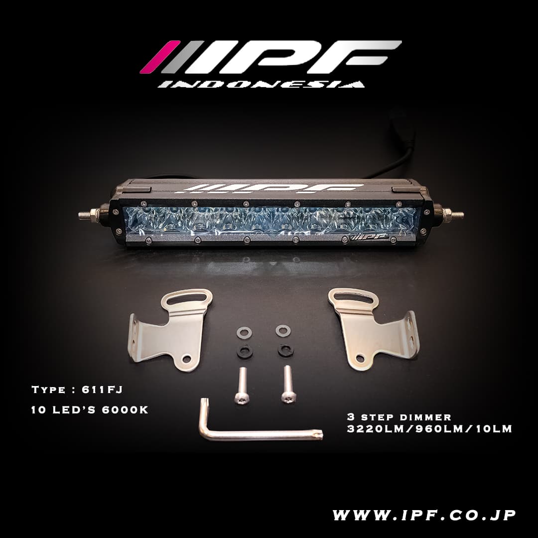 IPF 600 Series Fuujin Single Row LED Light Bar view 3