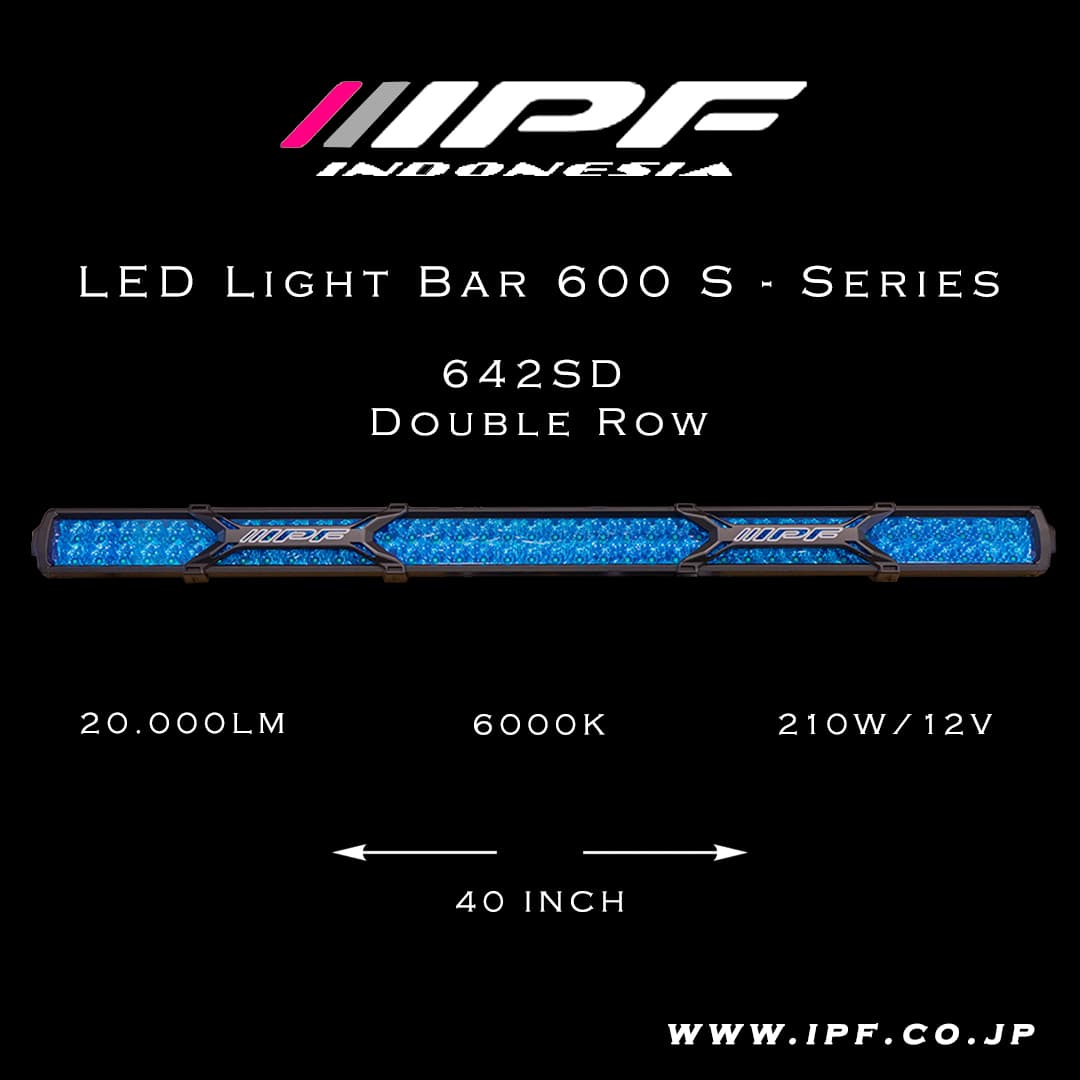 IPF 600S Series Double Row LED Light Bar view 3
