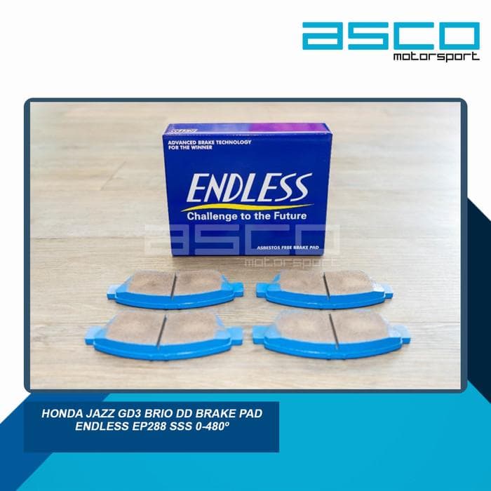 Endless Brake Pad EP288 for Honda BRIO / JAZZ GD3 (Front) view 1