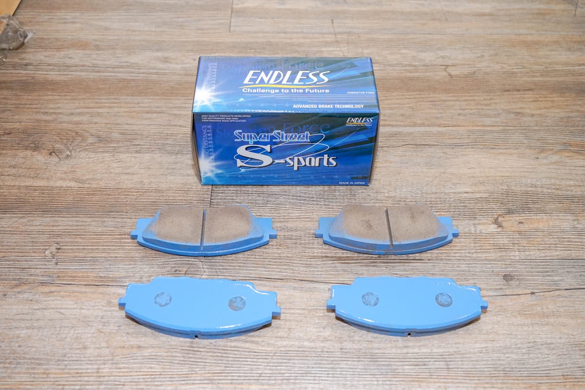 Endless Brake Pad EP406 for Honda S2000 / EP3 TYPE R (Front) view 4