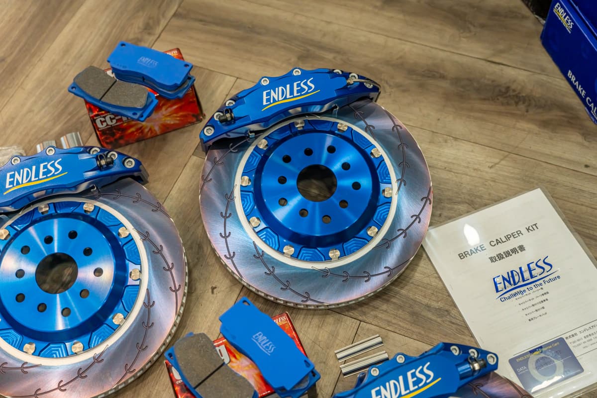 Endless Brake Kit for Subaru BRZ ZD8 345MM 6POT & 330MM 4POT (Blue + Yellow Line) view 2
