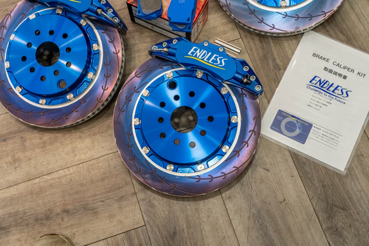Endless Brake Kit for Subaru BRZ ZD8 345MM 6POT & 330MM 4POT (Blue + Yellow Line) view 3