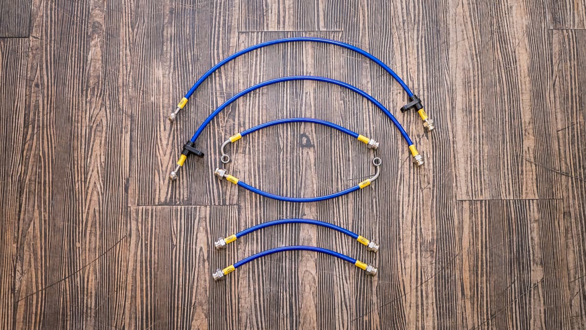 HEL Performance Stainless Steel Braided Brake Line Kit for Toyota INNOVA ZENIX — image 1