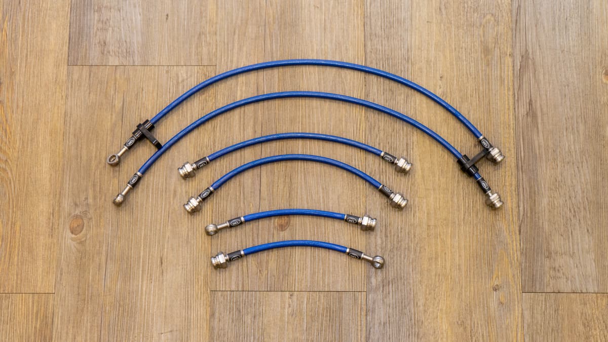 HEL Performance Stainless Steel Braided Brake Line Kit for Toyota YARIS 2013 UP — image 1