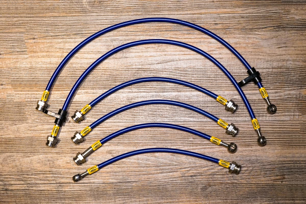 HEL Performance Stainless Steel Braided Brake Line Kit for Honda JAZZ GE8 — image 1