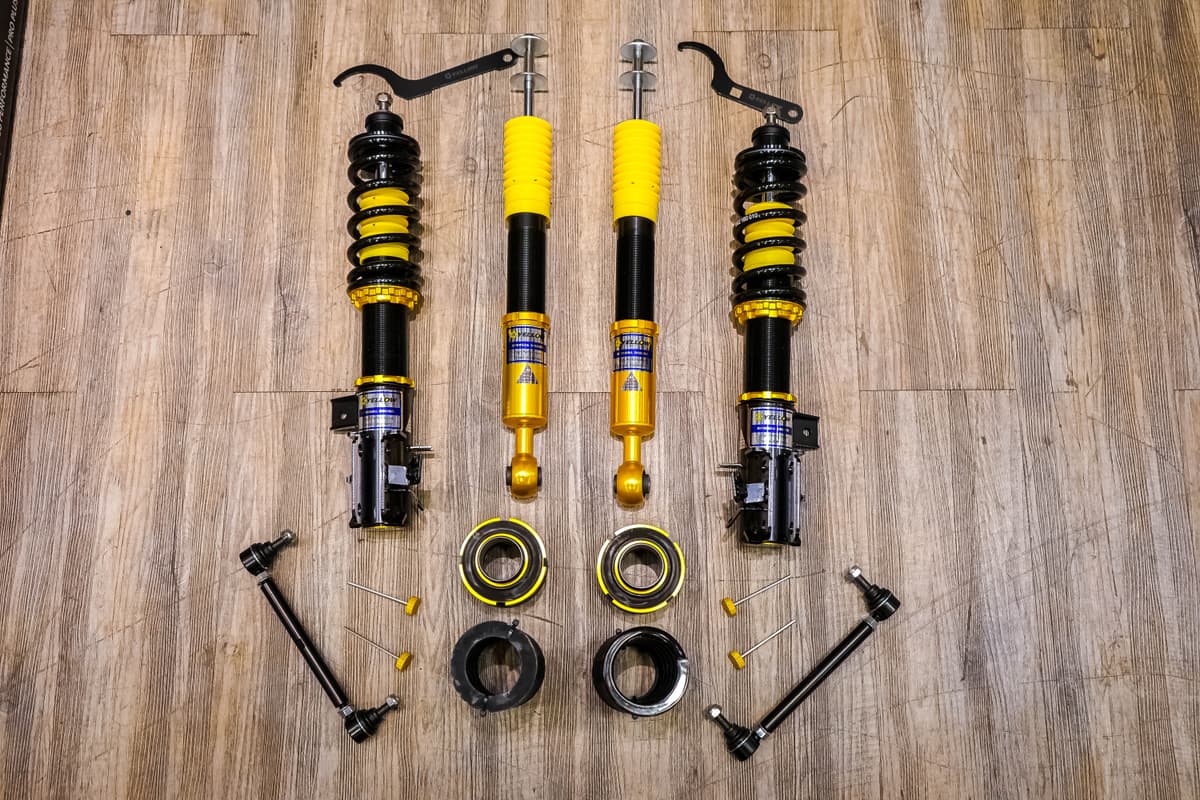 Yellow Speed Racing Coilover Kit for Honda Jazz GE / GE8 view 2
