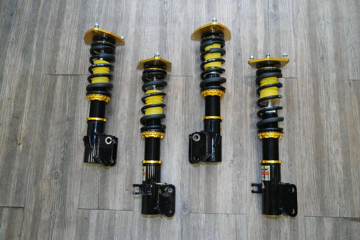 Yellow Speed Racing Dynamic Pro Sport Coilover Kit for Subaru Forester SF, SG, SH view 2