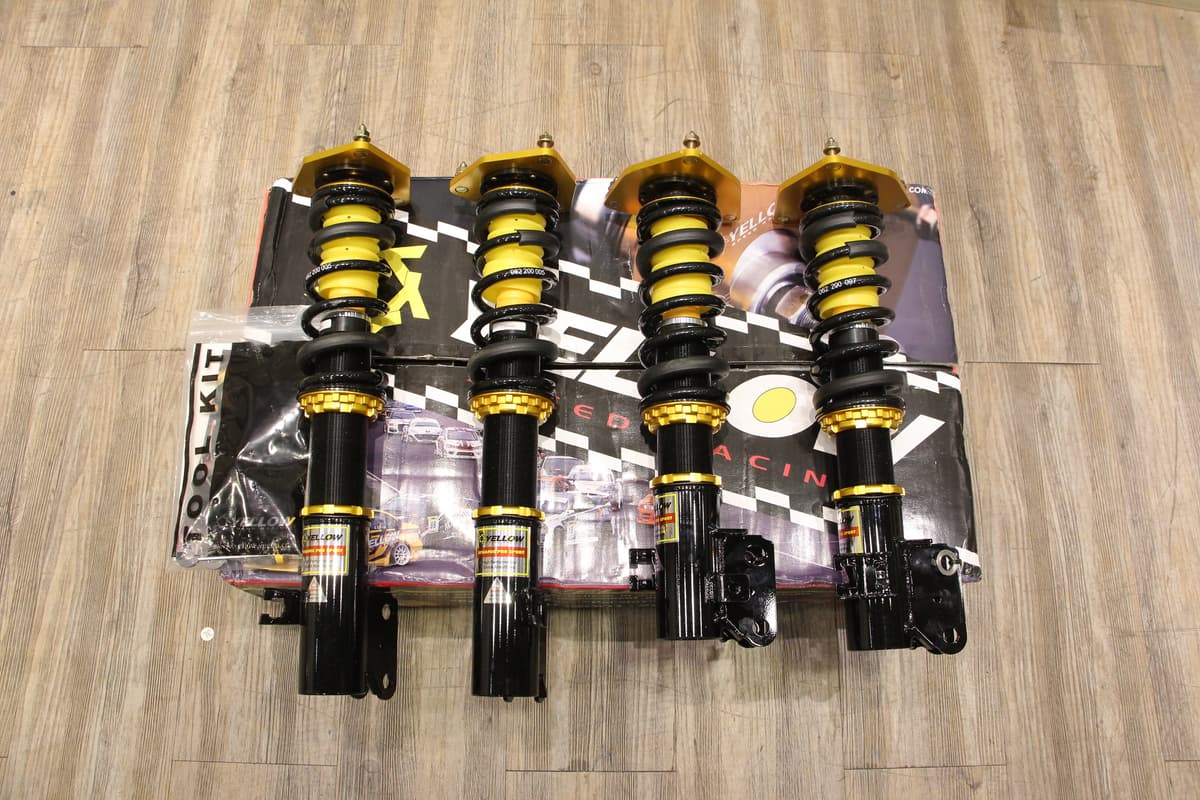 Yellow Speed Racing Dynamic Pro Sport Coilover Kit for Subaru Forester SF, SG, SH view 3