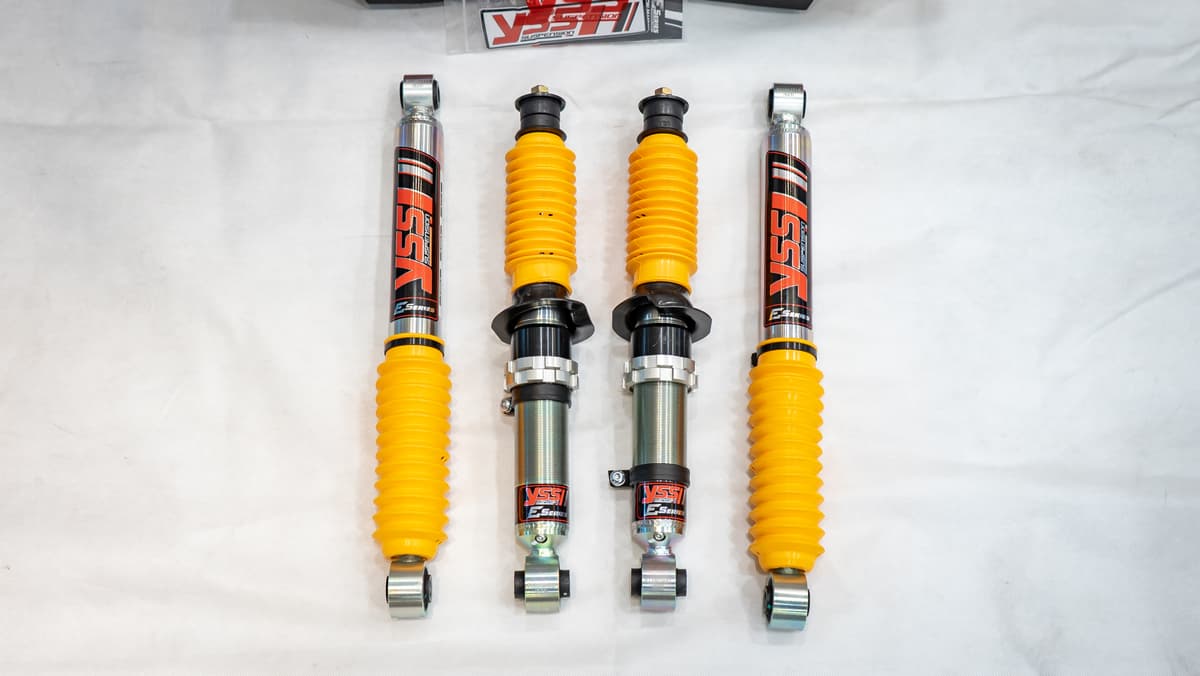 YSS E-Series Performance Suspension Kit for Mitsubishi Pajero Old & ANPS view 1