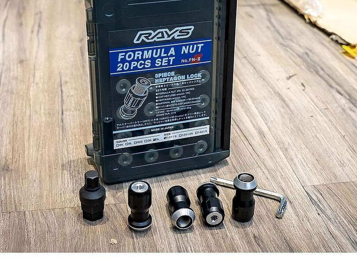 RAYS Engineering Official Japan Formula Nut II Set - M12 x P1.50 view 1