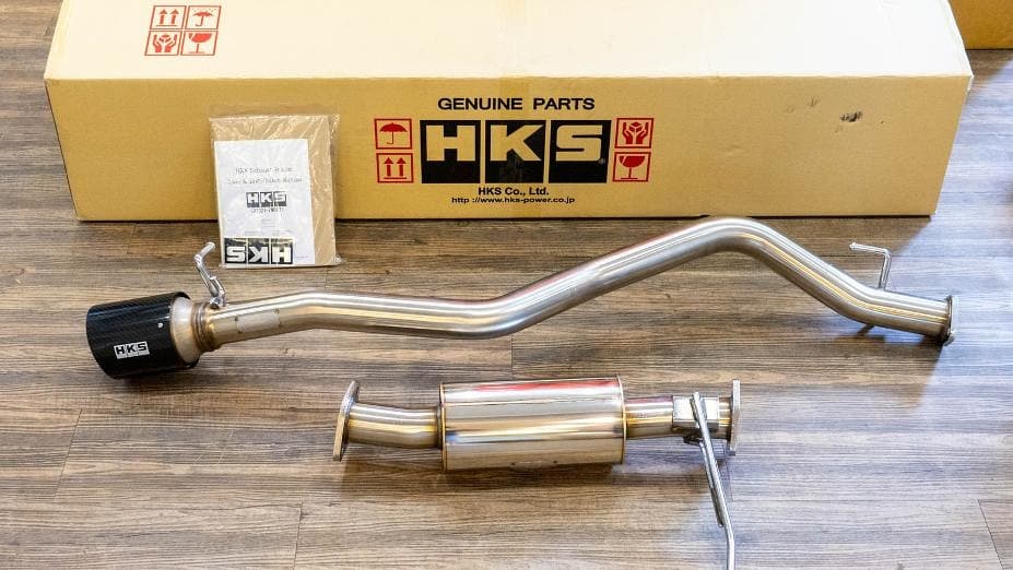 HKS Legamax Muffler Mitsubishi Pajero Sport view 2