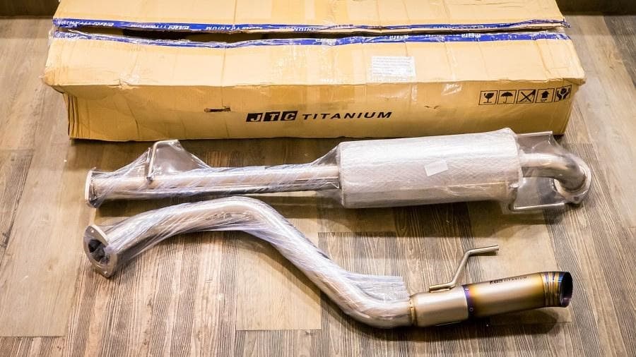 JTC Titanium Muffler Toyota Fortuner / Innova 2GD view 2