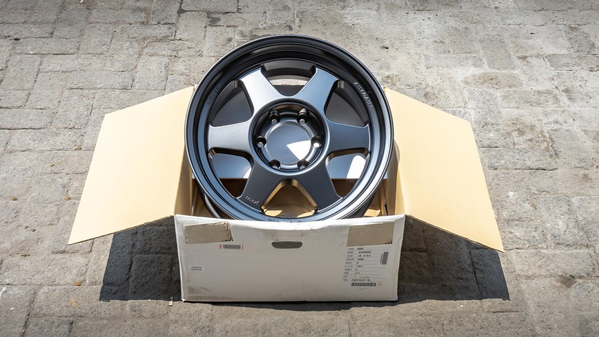 WHEEL GRX R18x9 ET 0 PCD 6x139.7 - Semi Gloss Black (Original Japan)