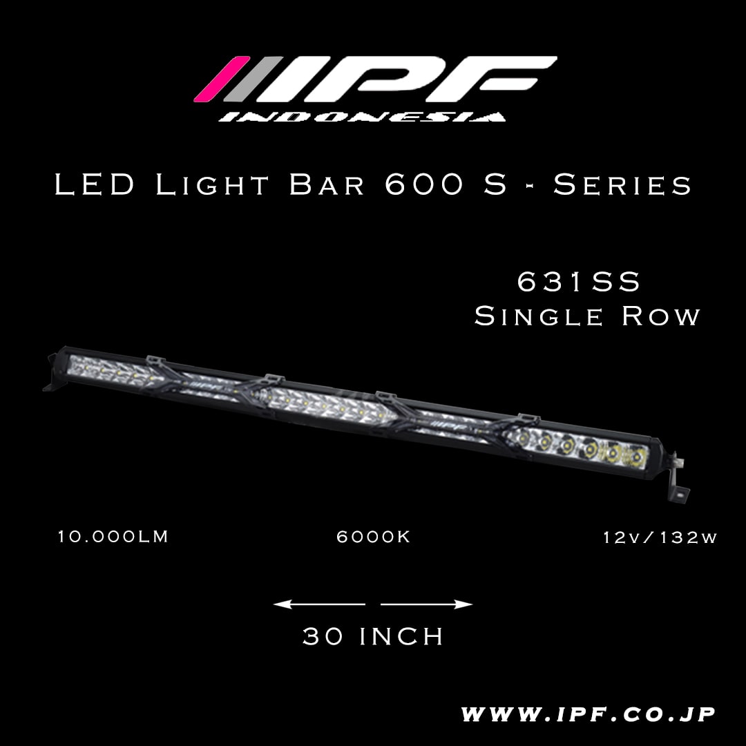 IPF 600S Series Single Row LED Light Bar