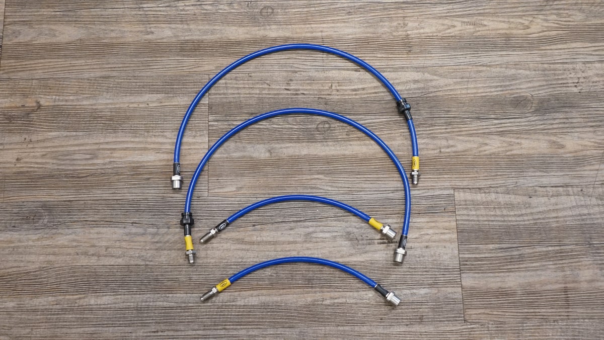 HEL Performance Stainless Steel Braided Brake Line Kit for Mercedes benz GLS 350