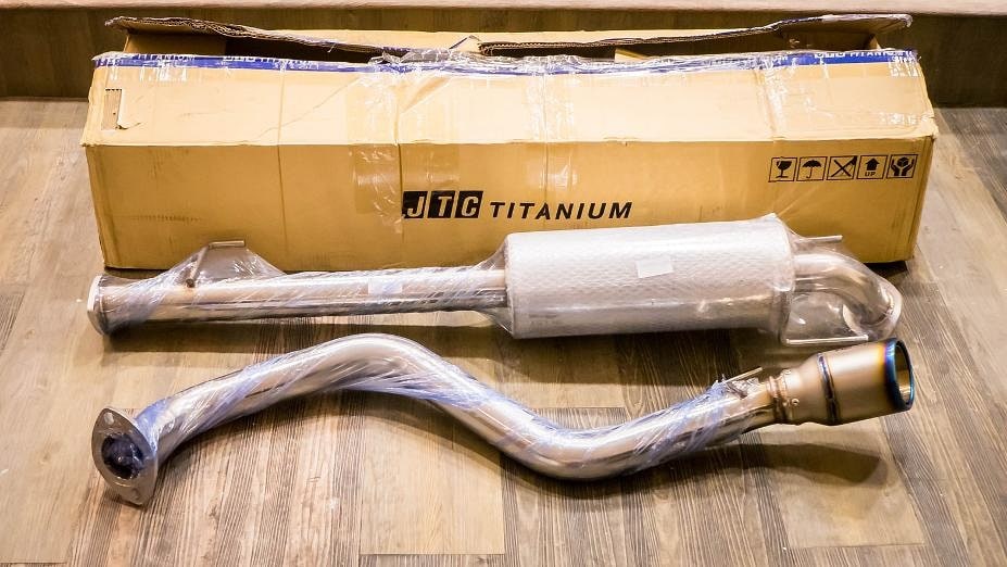 JTC Titanium Muffler Toyota Fortuner / Innova 2GD