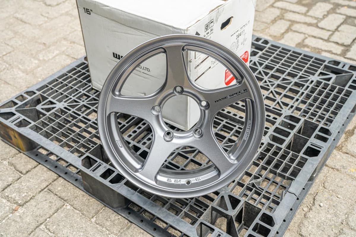 HASE SPEC II R16x6 ET -5 PCD 5x139 - Light Gunmetallic (Original Japan) — image 1