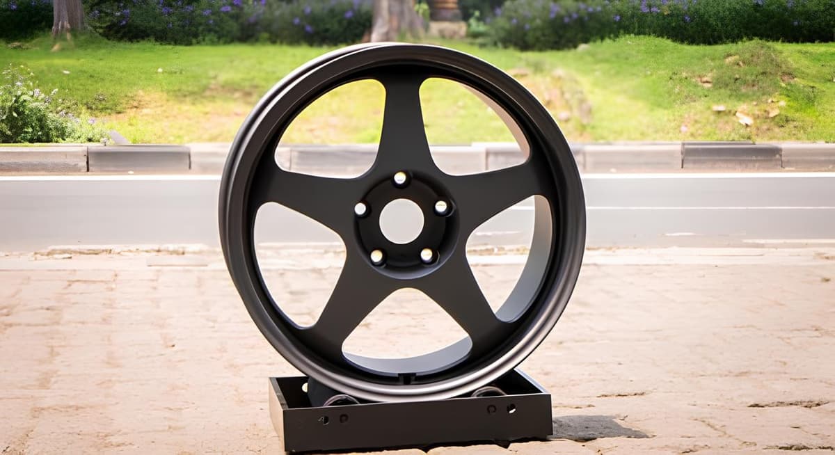 SW388 R18x9.5 ET 40 PCD 5x120 - Flat Black (Original Japan) view 1