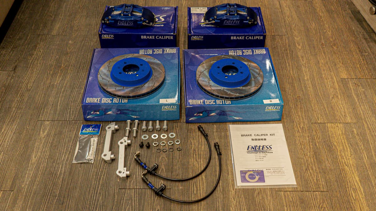 Endless Brake Kit for Honda JAZZ GK5 / FERIO / EG 282MM 4POT (BLUE) view 1