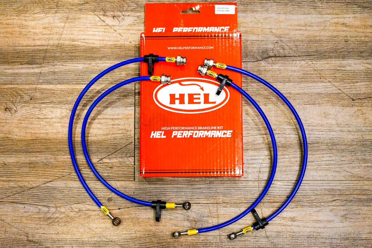 HEL Performance Stainless Steel Braided Brake Line Kit for Toyota FT86 view 1