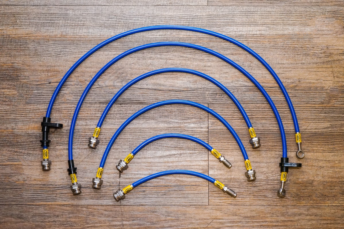 HEL Performance Stainless Steel Braided Brake Line Kit for Mitsubishi PAJERO DAKKAR