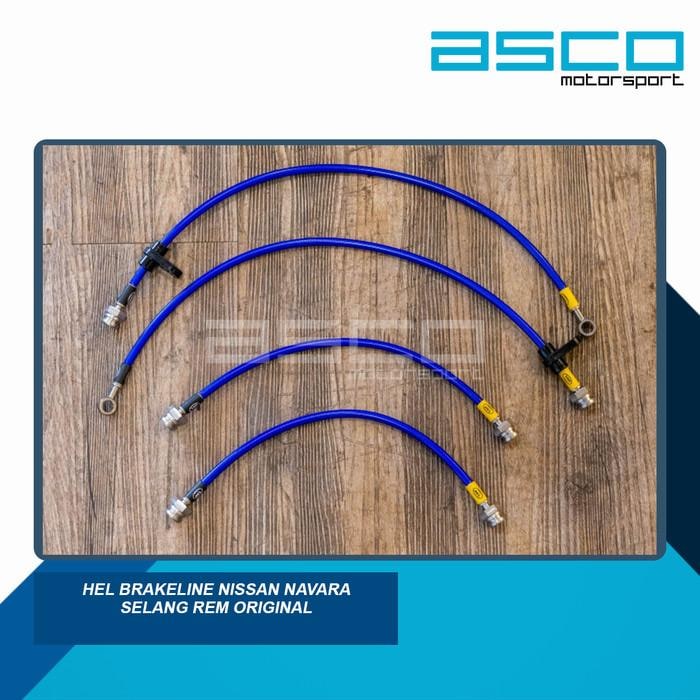 HEL Performance Stainless Steel Braided Brake Line Kit for Nissan NAVARA NP300