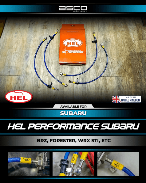 HEL Performance Stainless Steel Braided Brake Line Kit for Subaru FORESTER SG