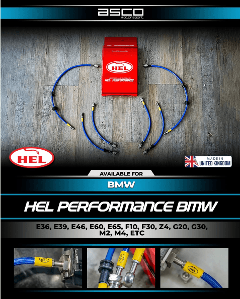 HEL Performance Stainless Steel Braided Brake Line Kit for Bmw i8