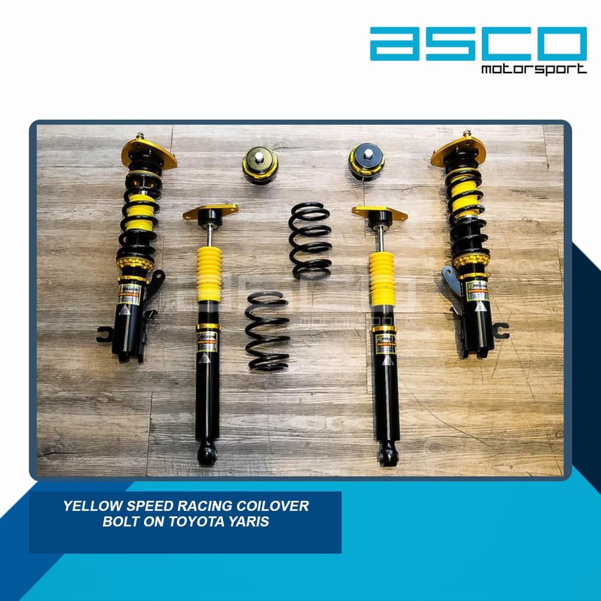 Yellow Speed Racing Dynamic Pro Sport Coilover Kit for TOYOTA Yaris — image 1