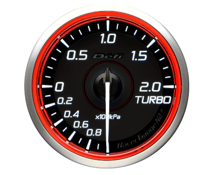 Defi Racer Gauge N2 Turbo Boost Gauge view 4