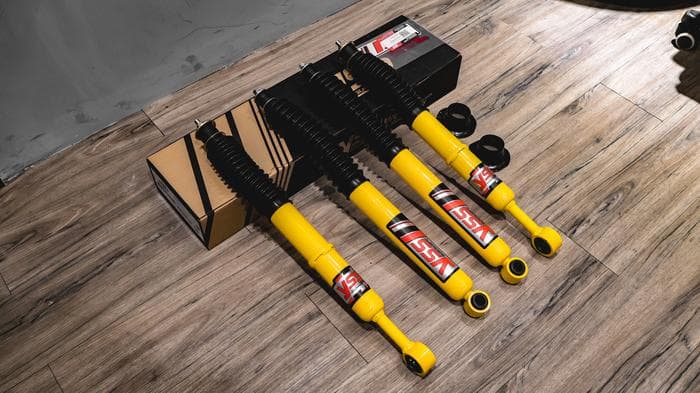 YSS DTG Yellow Edition Suspension Kit for Toyota Fortuner VNT 06+ view 2