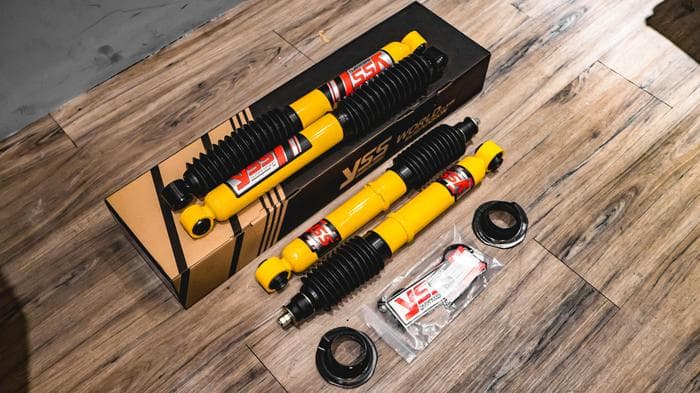 YSS DTG Yellow Edition Suspension Kit for Mitsubishi Triton view 2