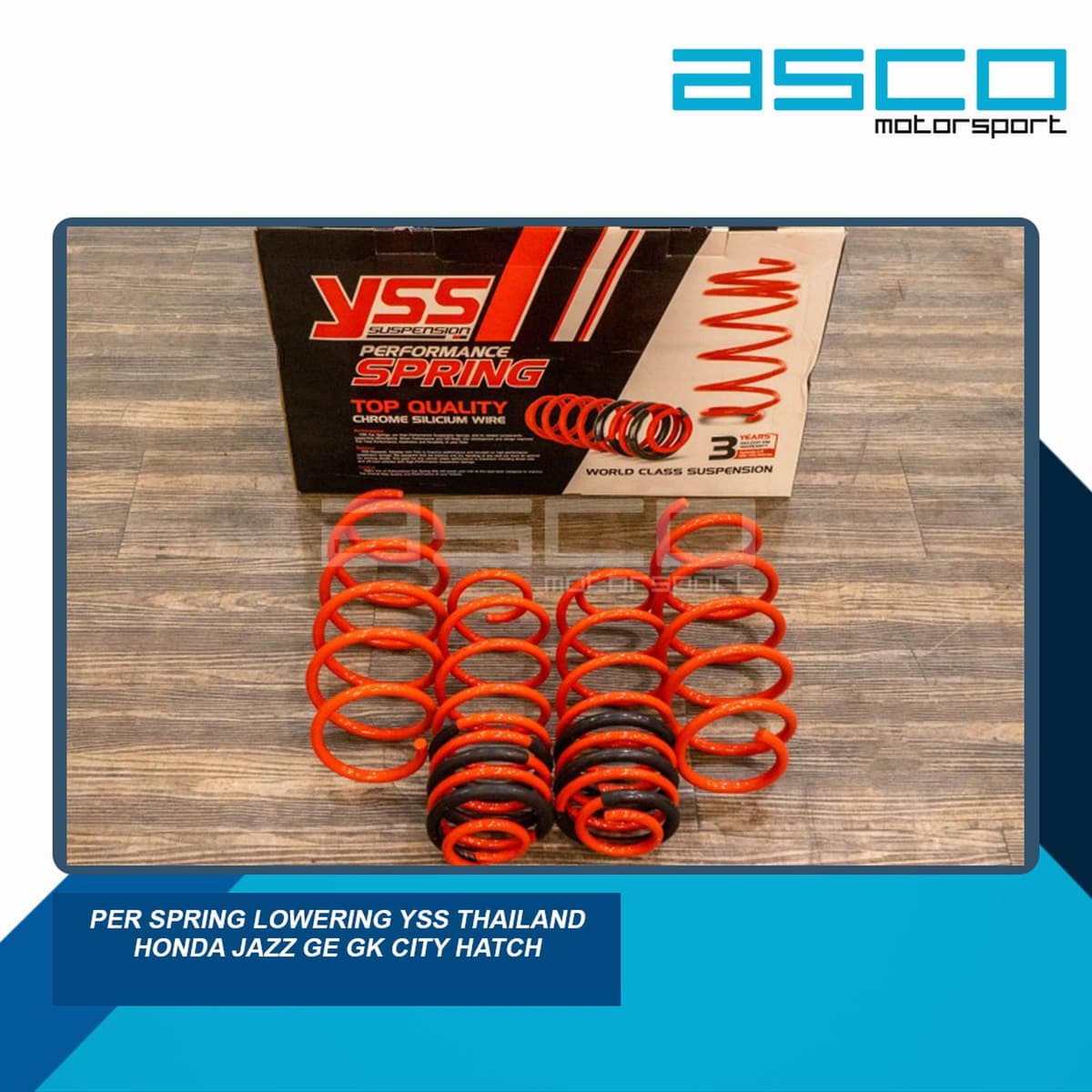 YSS Performance Lowering Spring Kit (Passenger Car) for Honda City Hatchback view 1