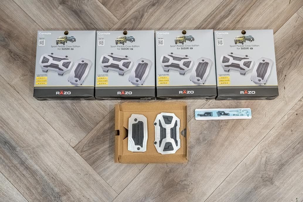 Carmate Razo Cross Edition Pedal Set for Suzuki Jimny — image 1
