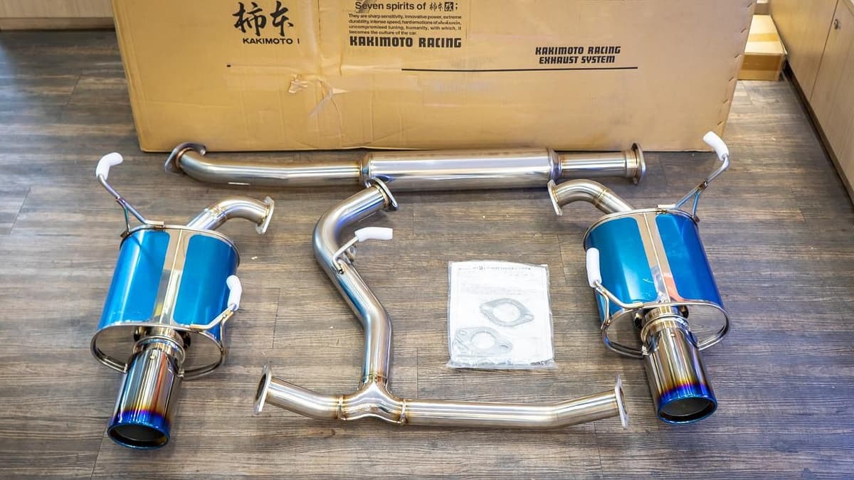 Kakimoto Racing Class KR Exhaust Subaru WRX Wagon — image 1