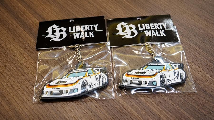 Liberty Walk LB Works Rubber Keychain view 4