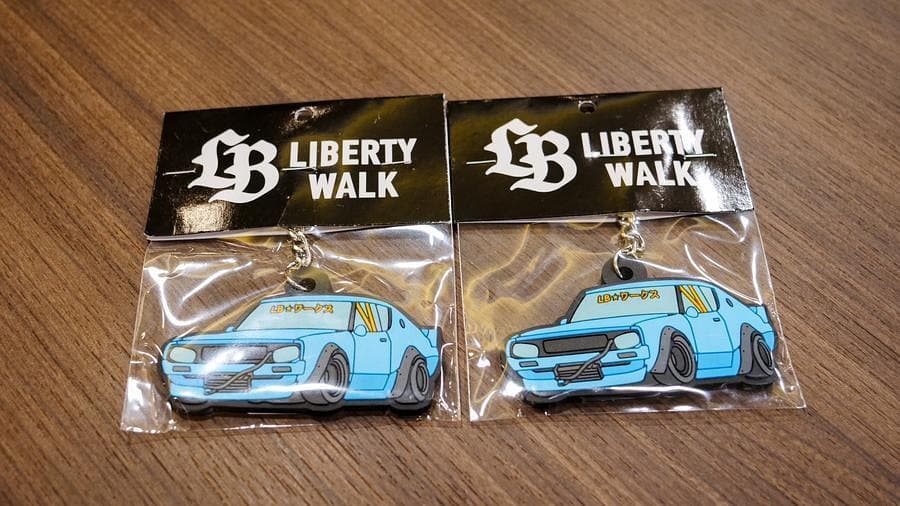 Liberty Walk LB Works Rubber Keychain view 1