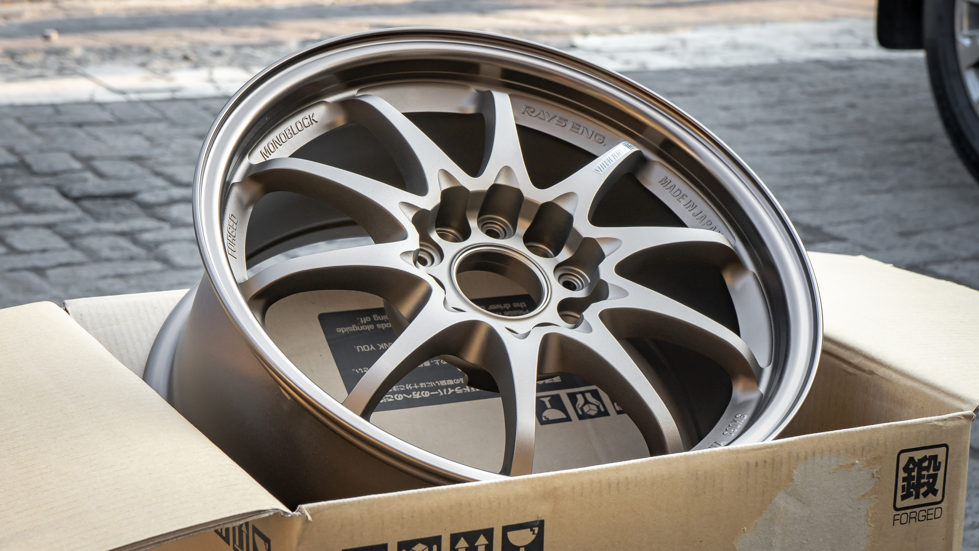 Volk Racing CE28N R16x7.5 ET 35 PCD 5x114.3 - Bronze (Original Japan) view 7