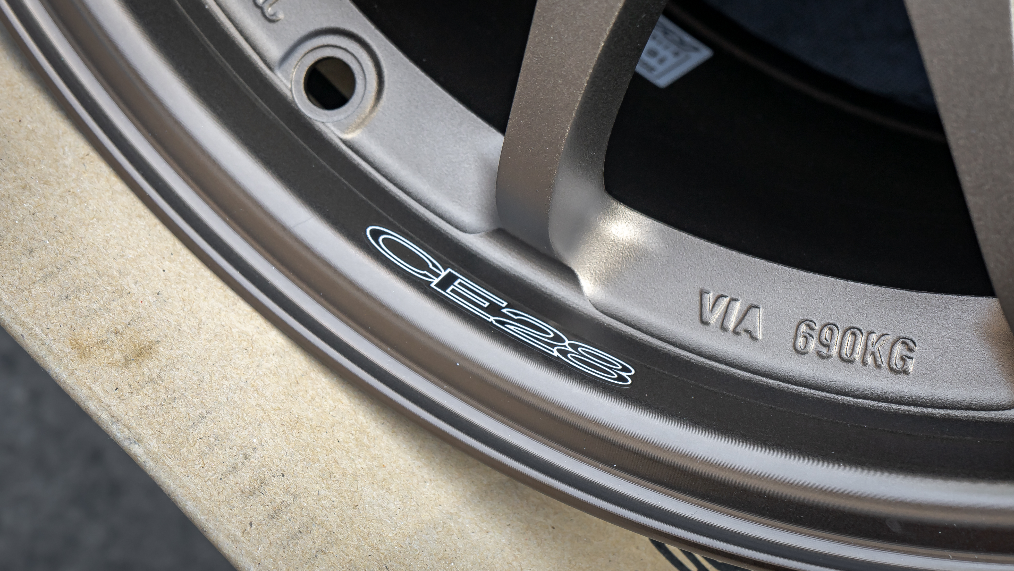 Volk Racing CE28N R16x7.5 ET 35 PCD 5x114.3 - Bronze (Original Japan) view 6