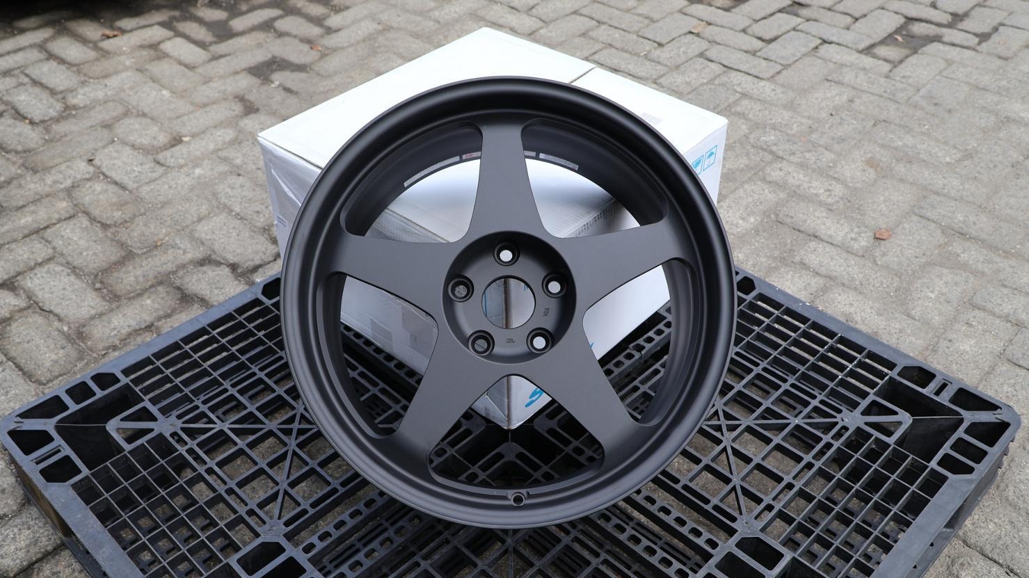 SW388 R19x9.5 ET 45 PCD 5x120 - Flat Black (Original Japan)
