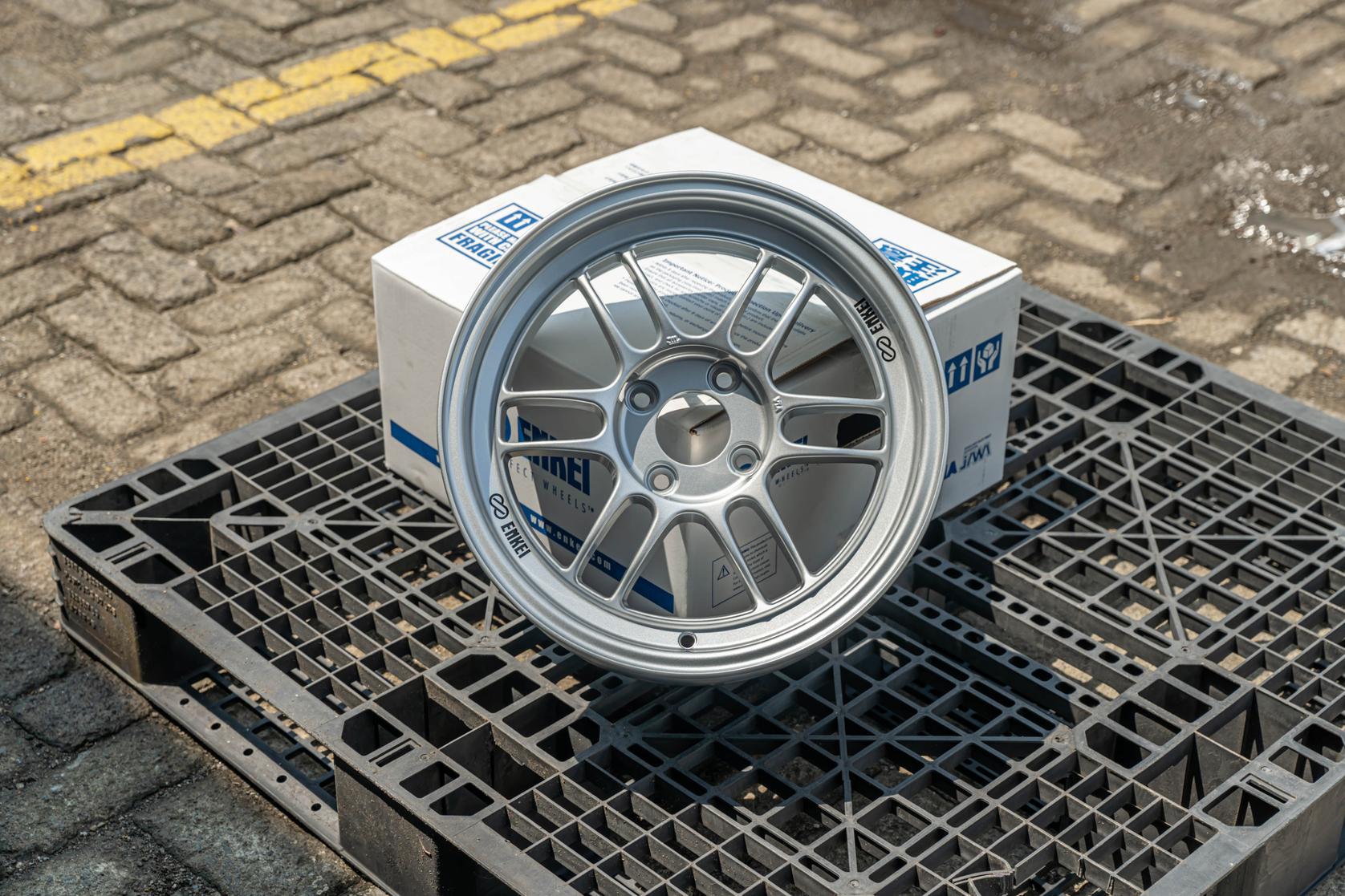 RPF1 R15x7 ET 35 PCD 4x100 - Silver (Original Japan)