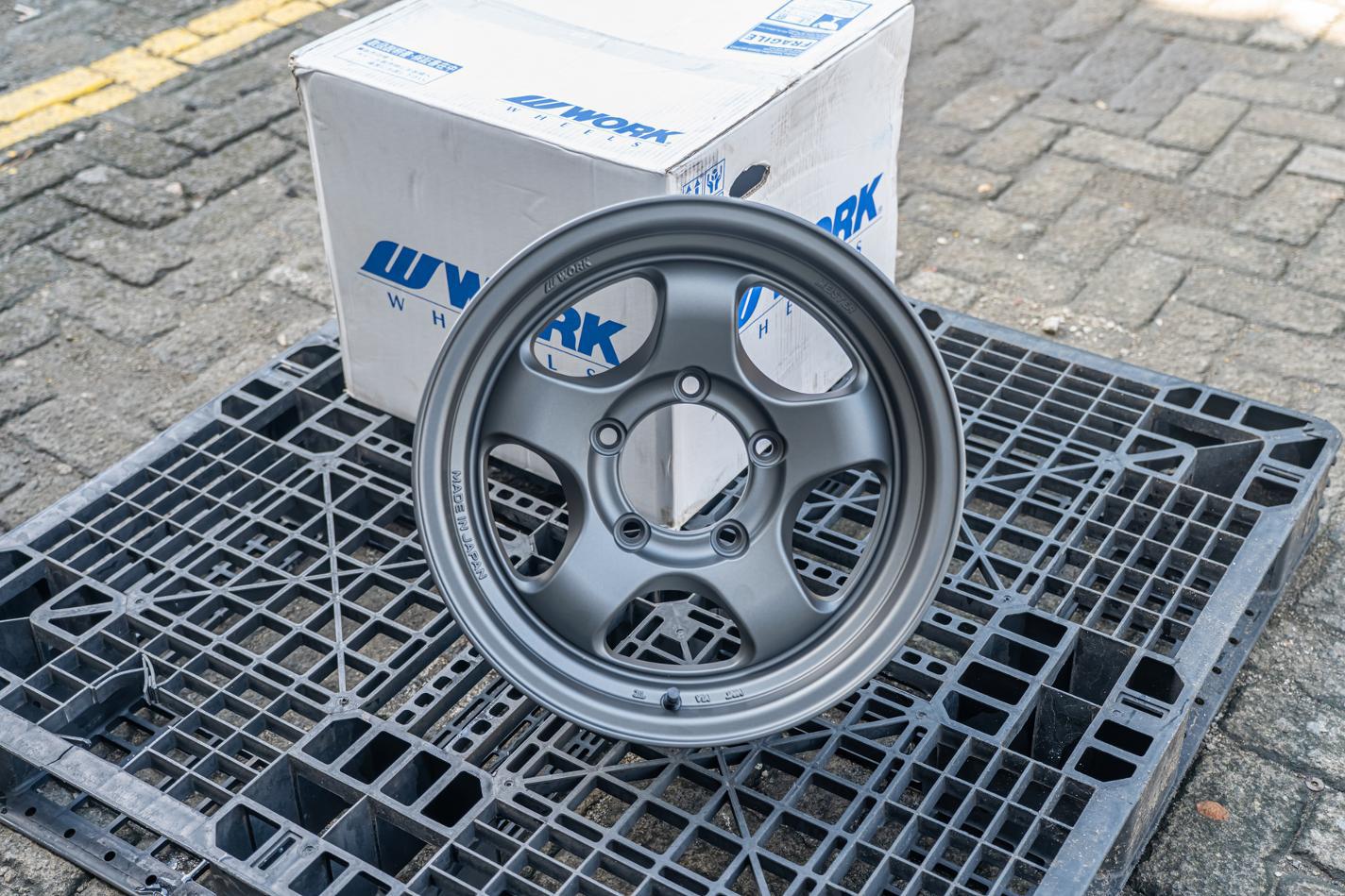 MEISTER S1V R16x6 ET -5 PCD 5x139.7 - Matte Gunmetallic (Original Japan)
