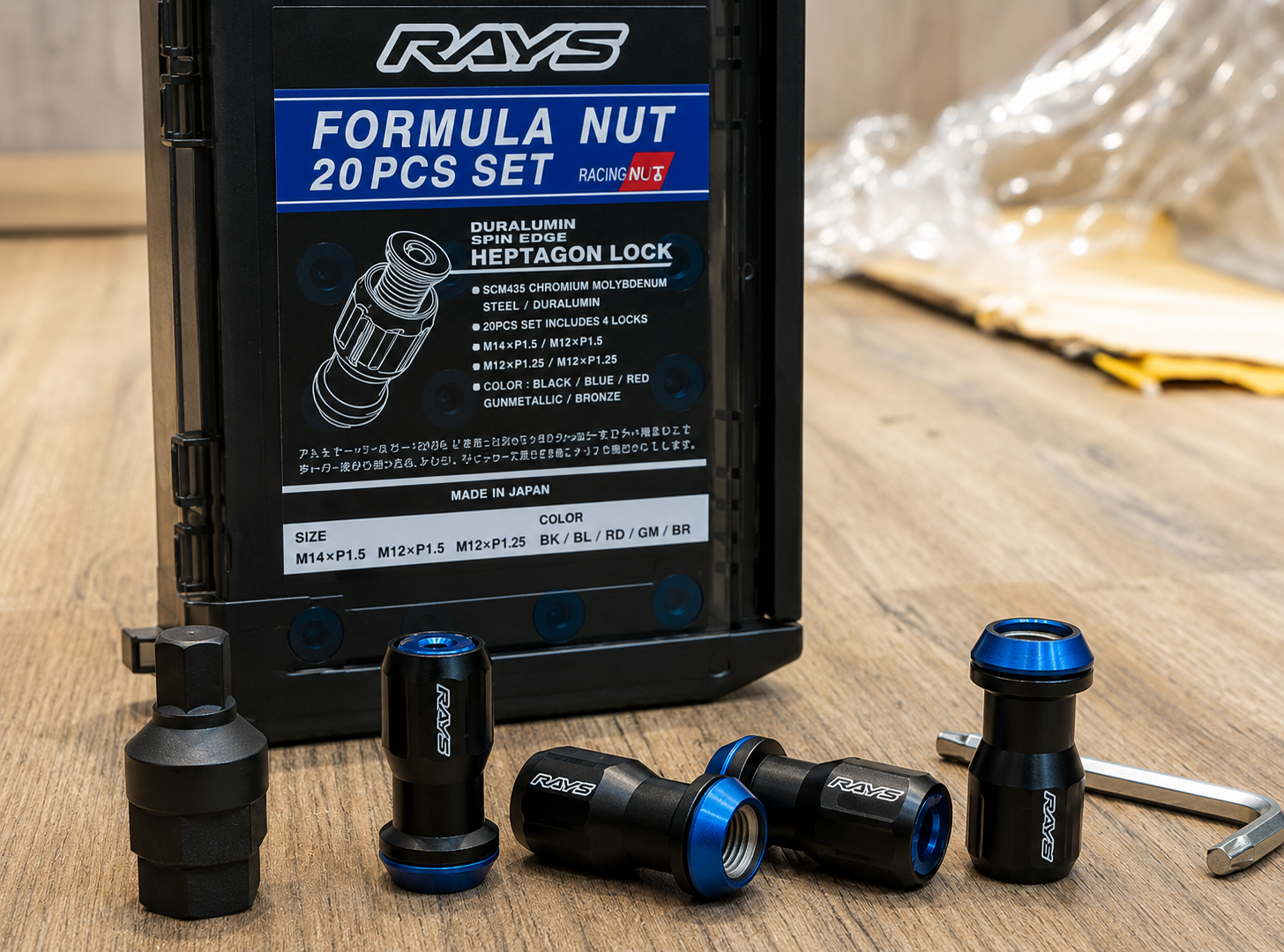 RAYS Engineering Official Japan Formula Nut II Set - M12 x P1.50 view 3