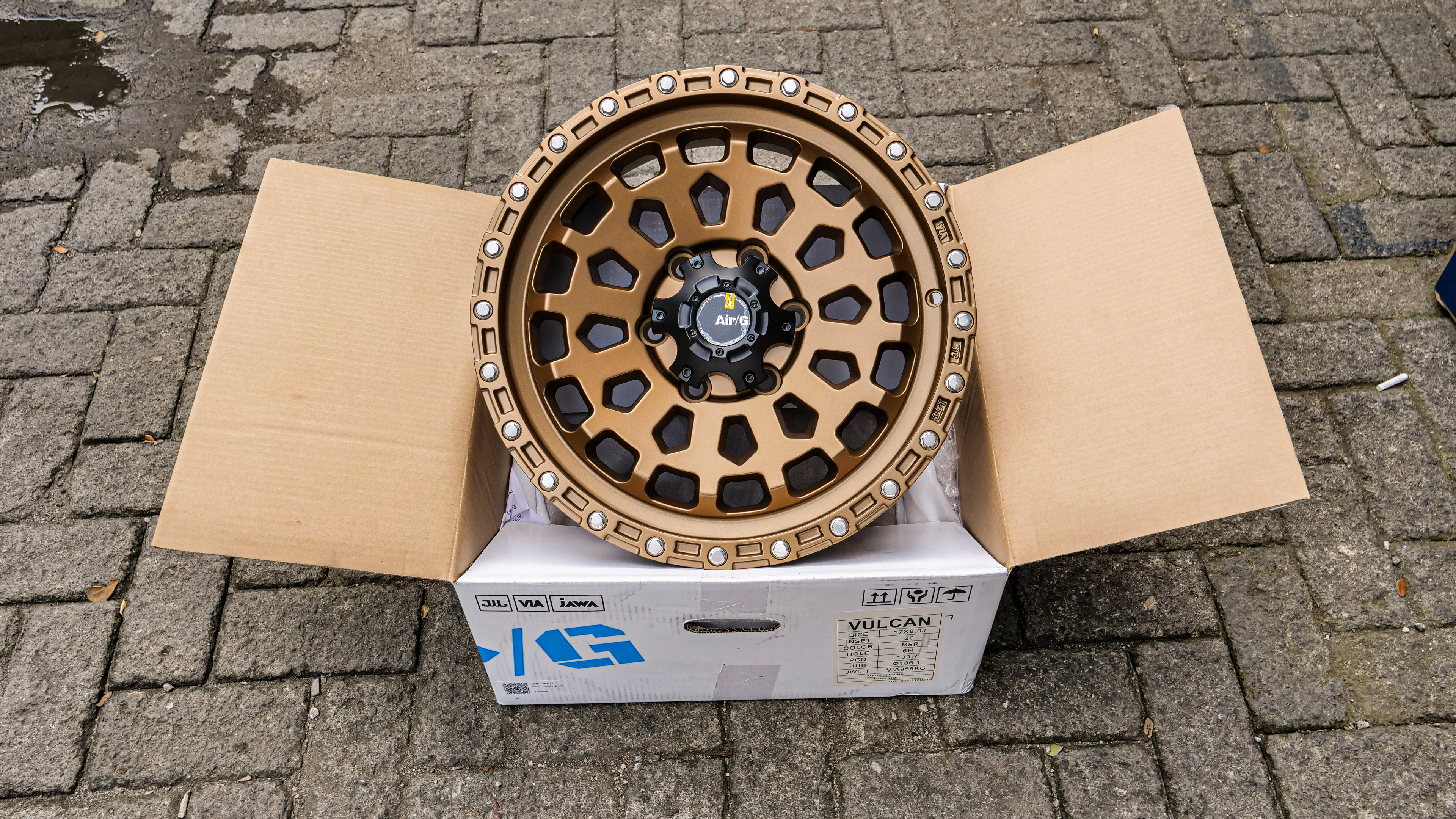 Bradley Air/G Vulcan 17x8 ET20 6x139.7