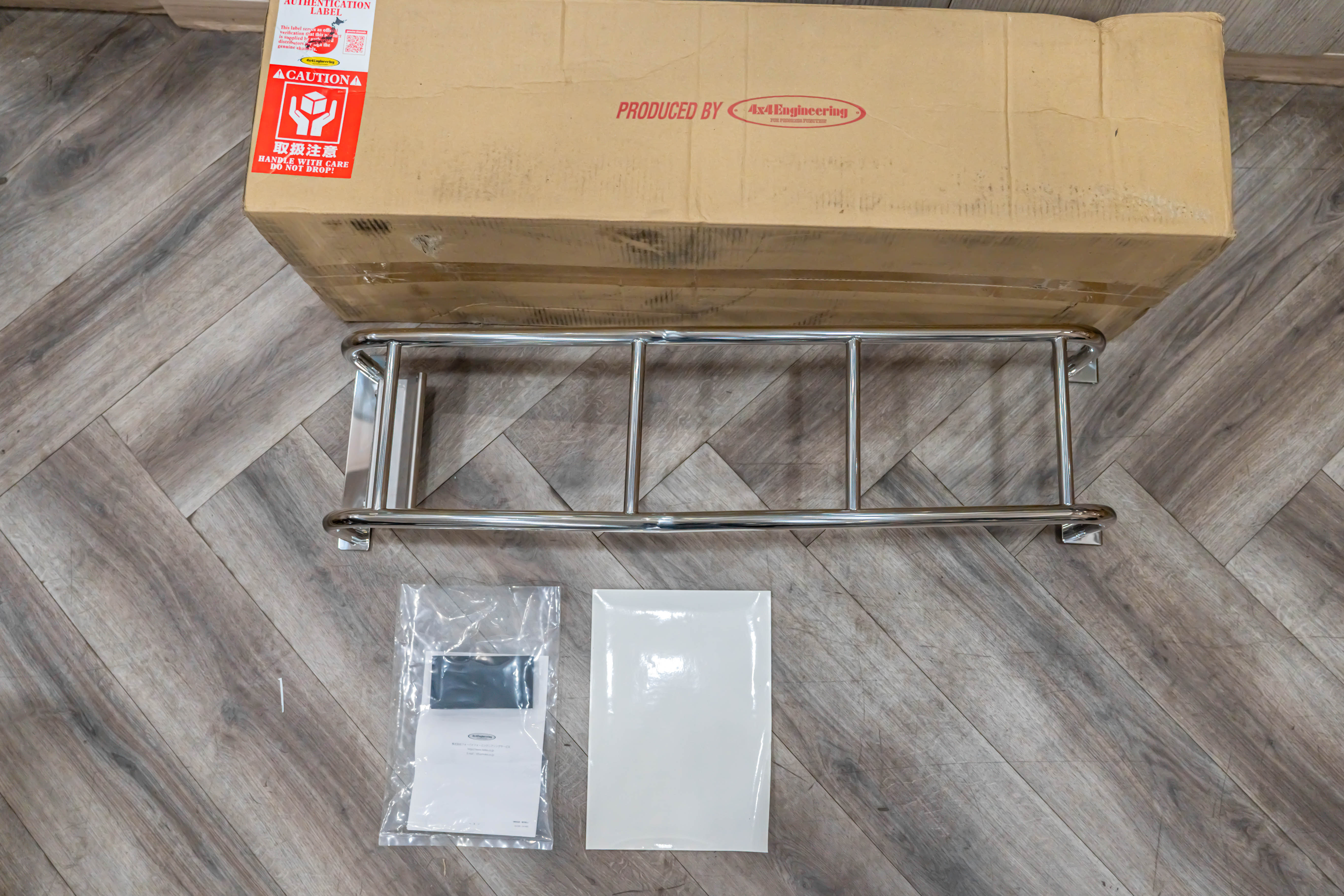 4x4 Engineering Chrome Rear Ladder for Suzuki Jimny JB74